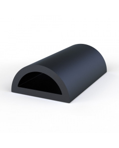 halbrundes gummiprofil