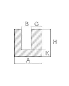 Silikon-U-Profil