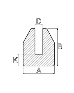 U-Profil Silikongummi