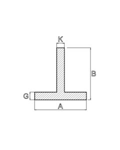 Silikongummi-T-Profil