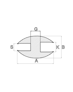Silikon-H-Profil Scheibengummi