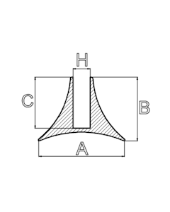Silikon-U-Profil