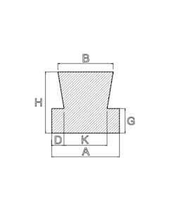 Silikongummi-T-Profil