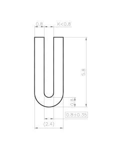 Silikon-U-Profil