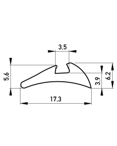 Beglazingsrubber