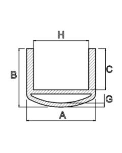 Silikon-U-Profil